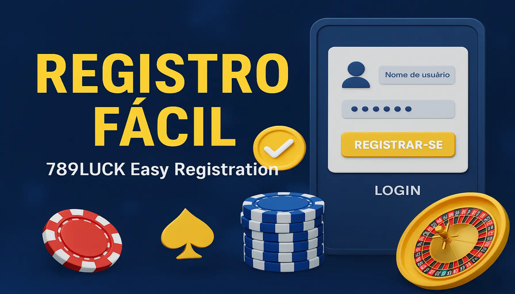 Não Perca tempo, o rRgistro na site 789LUCK